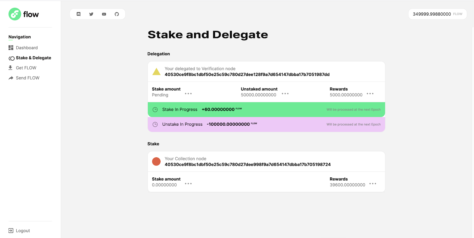 Flow Port Staking